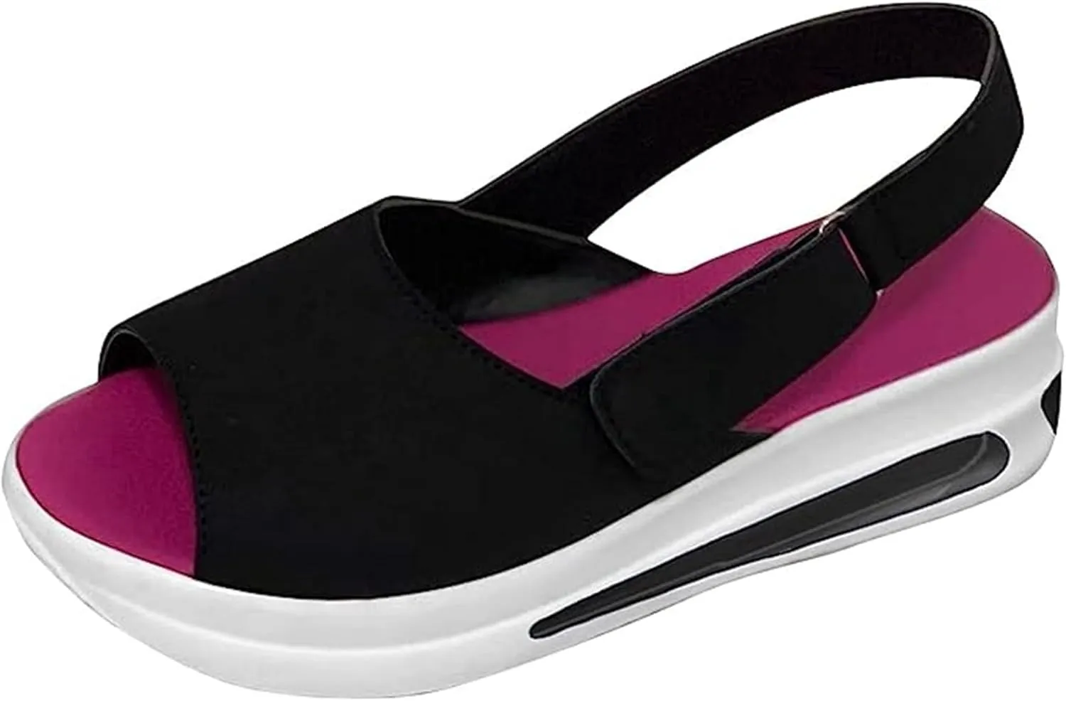 Ladmiple Shoes For Women Sneakers Trendy Slip On Comfort Walking Shoes Fashion Casual Summer Lace Up Platform Loafers