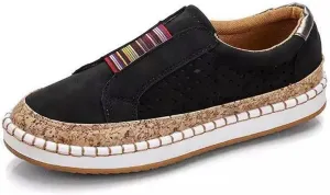 Ladmiple Sneakers For Women Trendy 2024 Slip On Comfort Casual Canvas Shoes Dressy Summer Fashion Walking Flats Loafers