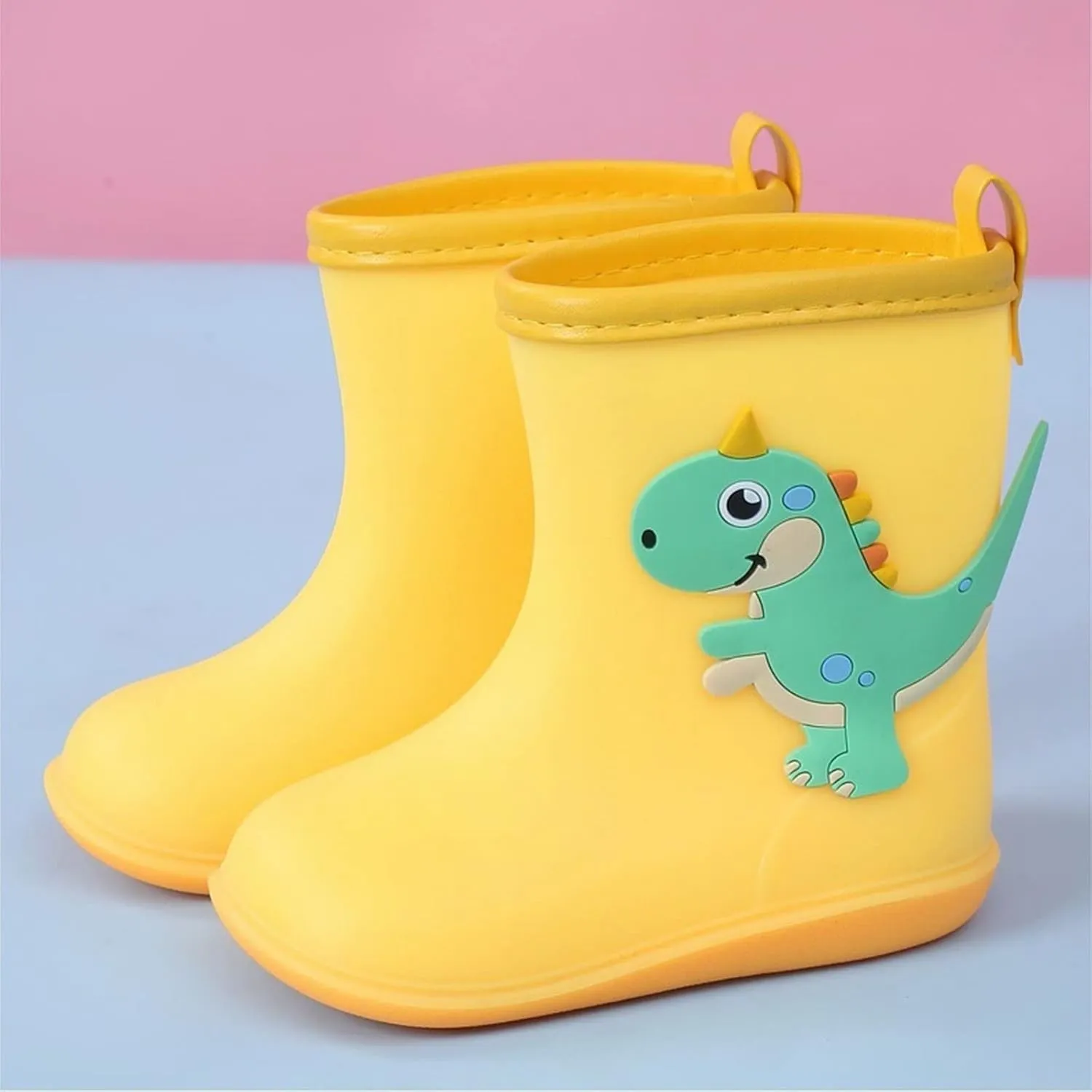 Little Toddler Rain Boots For Boys & Girls Waterproo?? Lightweight Flexible Rubber Toddler Rain Boots With Traction