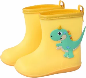 Little Toddler Rain Boots For Boys & Girls Waterproo?? Lightweight Flexible Rubber Toddler Rain Boots With Traction