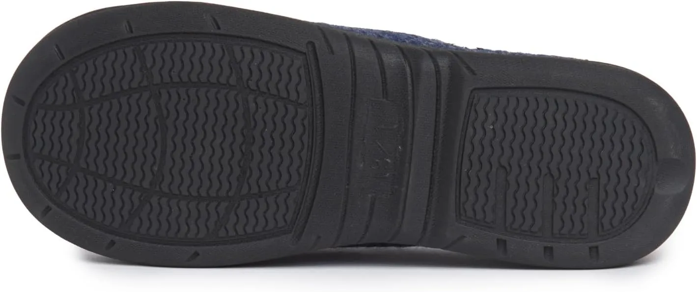 Lucky Brand Boy's Fleece Clog Micro Suede Tab Slippers ?C Comfortable and Cozy Footwear for Boys