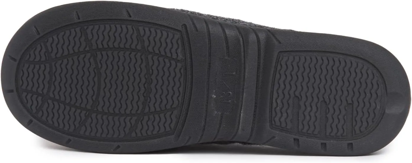Lucky Brand Boy's Fleece Clog Micro Suede Tab Slippers ?C Comfortable and Cozy Footwear for Boys