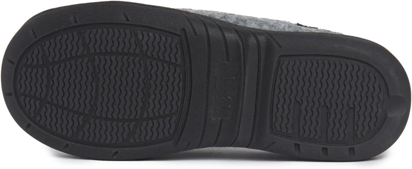Lucky Brand Boy's Fleece Clog Micro Suede Tab Slippers ?C Comfortable and Cozy Footwear for Boys