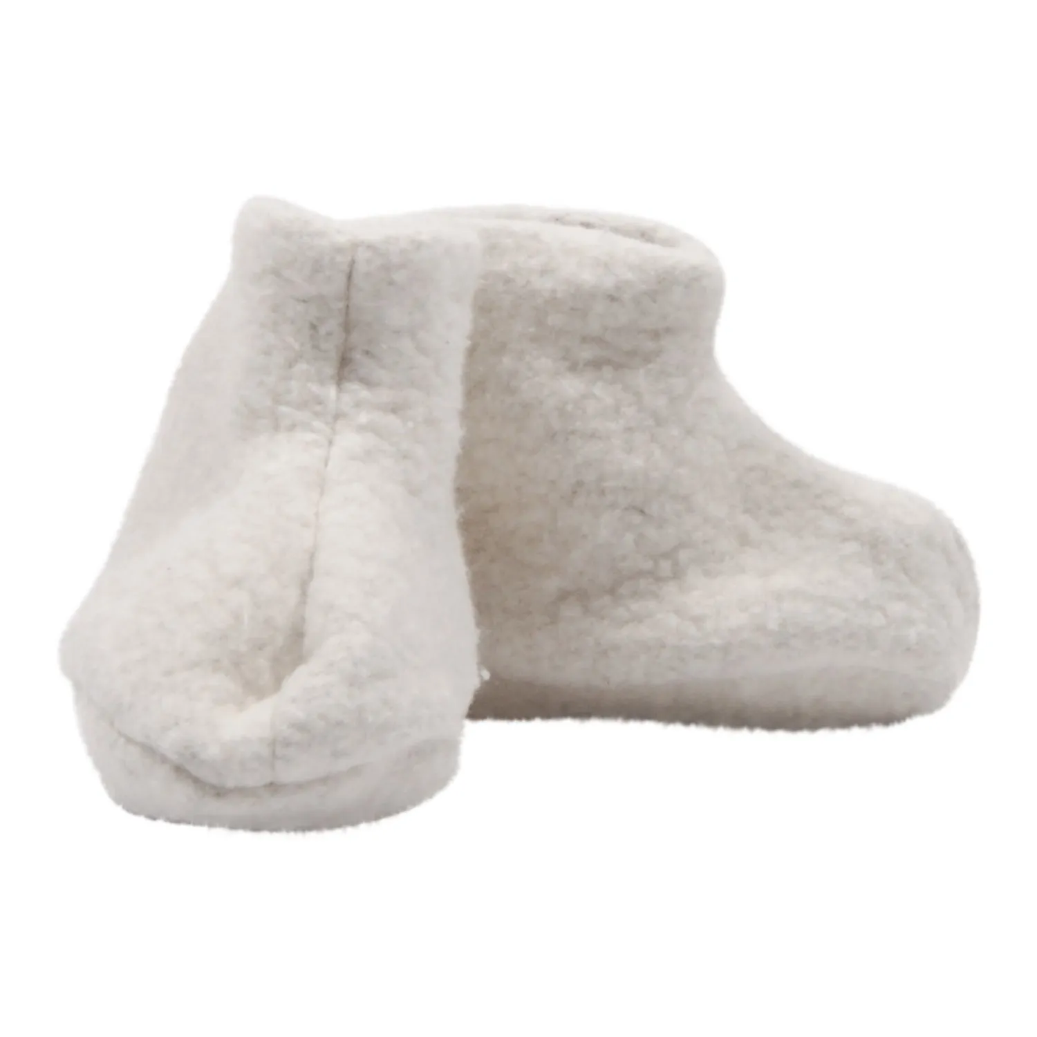 Maki Baby Fleece Booties Ivory Cream