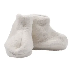 Maki Baby Fleece Booties Ivory Cream