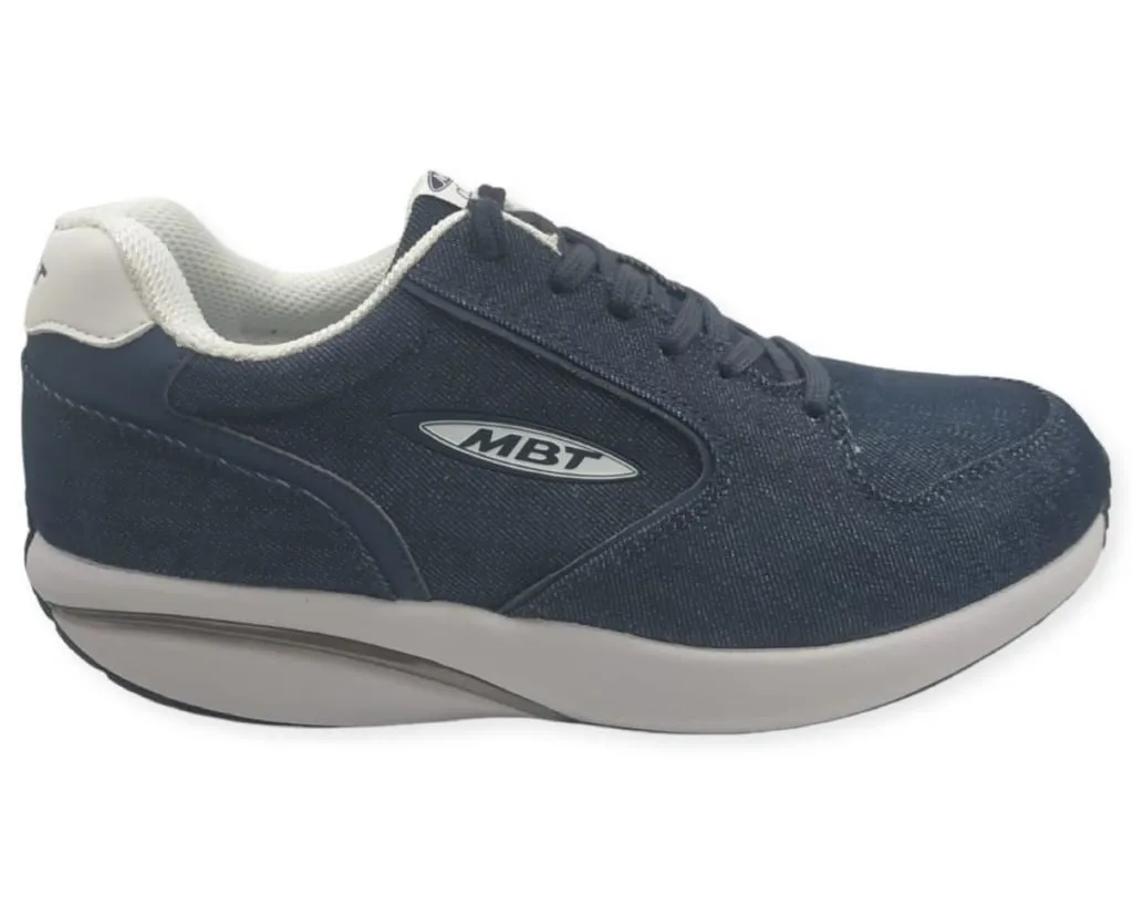 MBT 1997 Patented Technology Shoes In Denim Blue