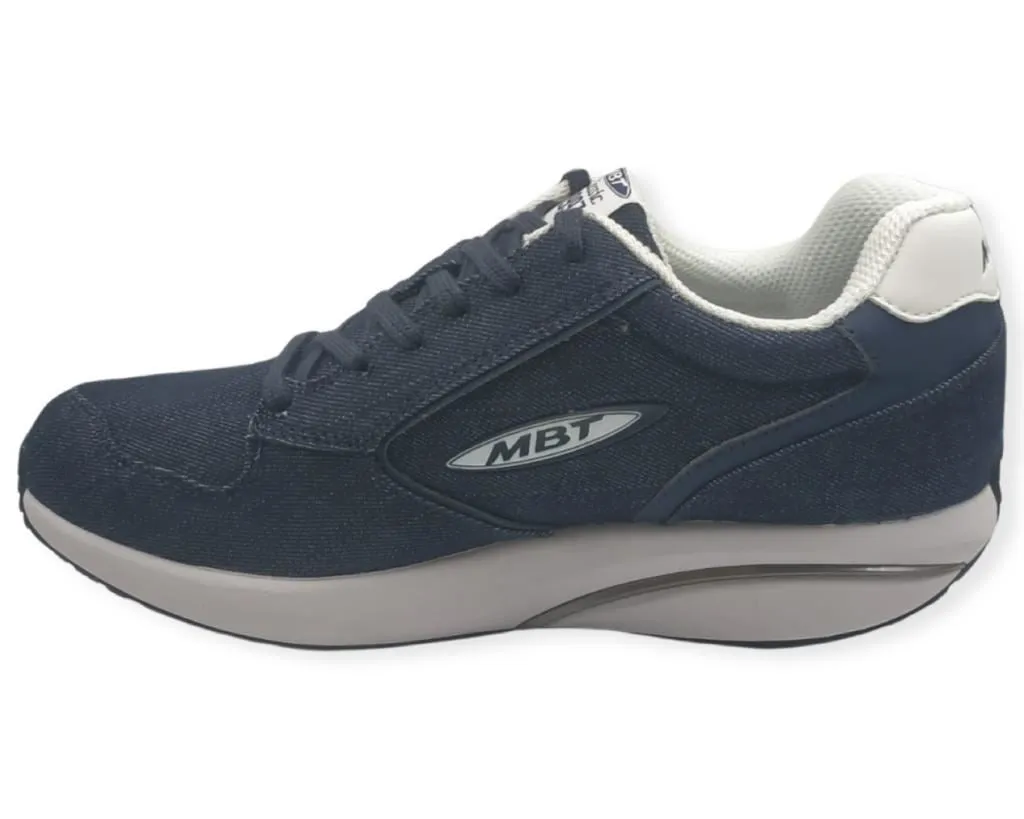 MBT 1997 Patented Technology Shoes In Denim Blue