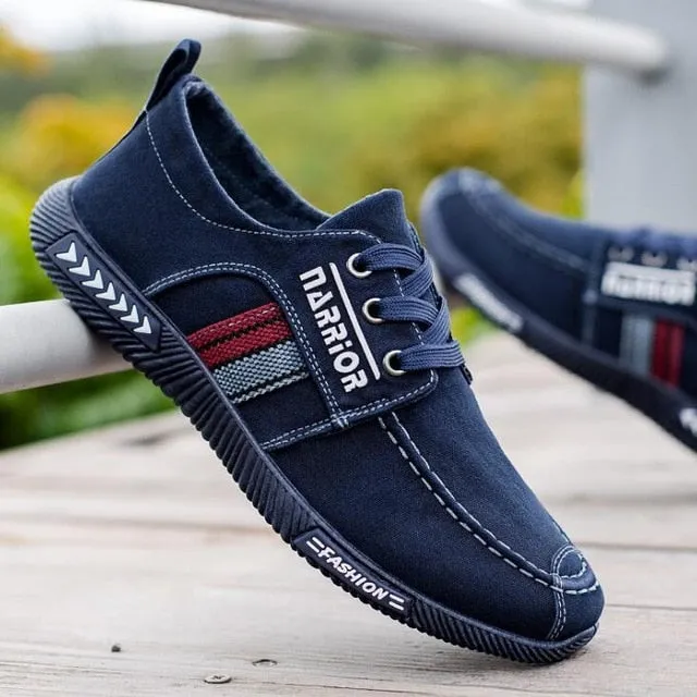 Men shoes 2020 spring men canvas shoes flat casual shoes lace up comfortable breathable shoes man flats size 39 - 44