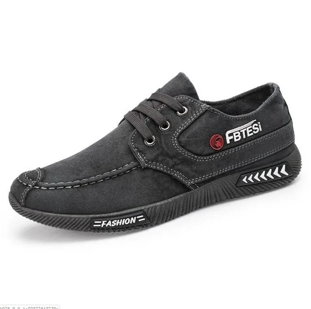 Men shoes 2020 spring men canvas shoes flat casual shoes lace up comfortable breathable shoes man flats size 39 - 44