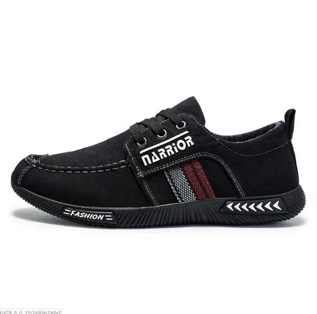 Men shoes 2020 spring men canvas shoes flat casual shoes lace up comfortable breathable shoes man flats size 39 - 44