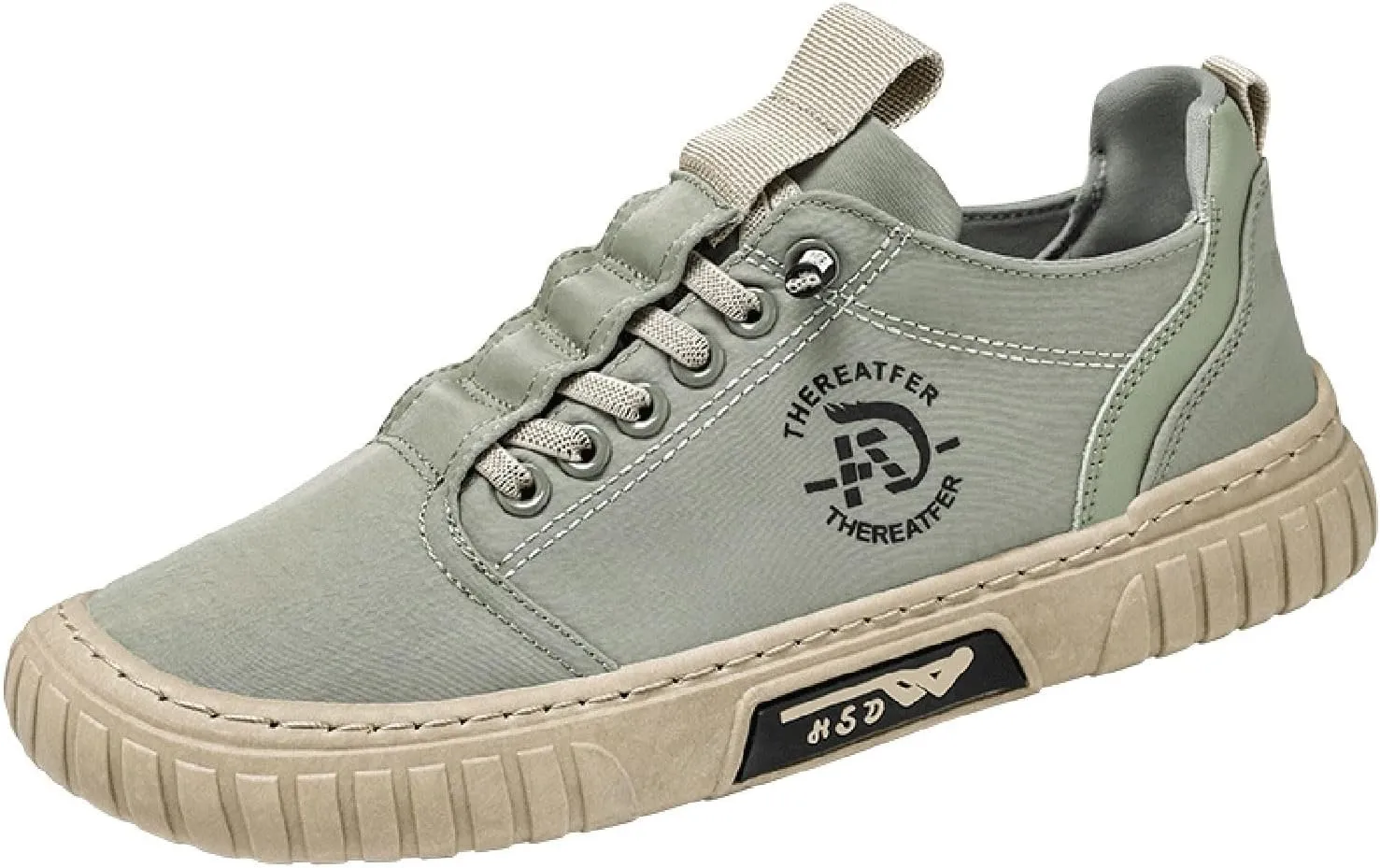 Men Sneakers Low Top Breathable Casual Sneakers Walking Canvas Shoes