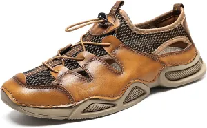 Men's Breathable Casual Shoes Lightweight Non-Slip Hiking Shoes Soft Bottom Outdoor Trekking Hiking Sneakers Backpacking Camping Climbing Shoes