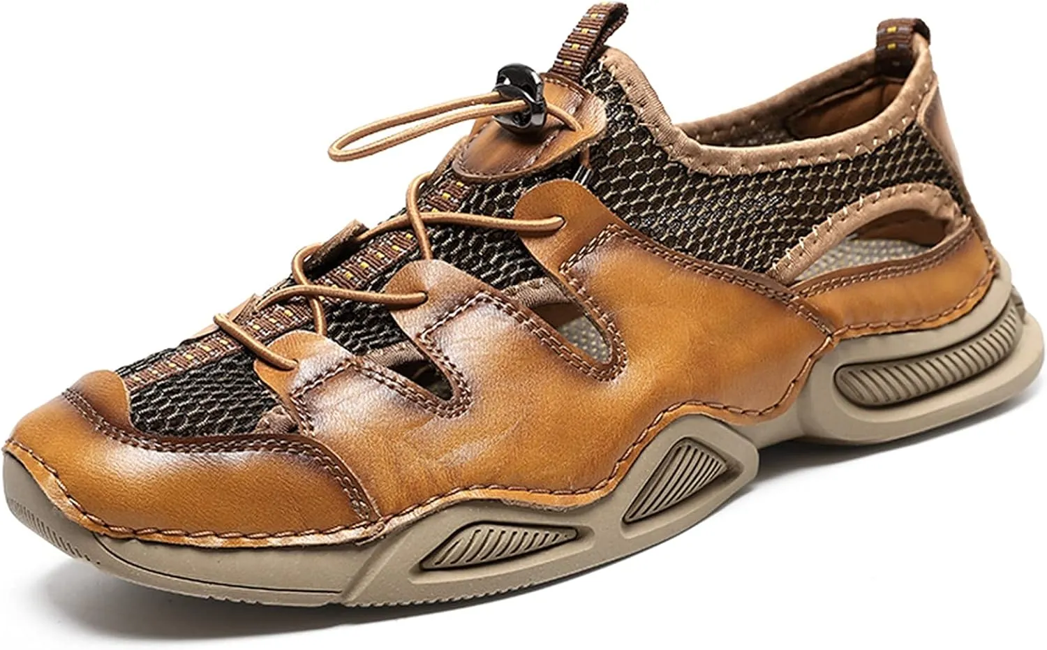 Men's Breathable Casual Shoes Lightweight Non-Slip Hiking Shoes Soft Bottom Outdoor Trekking Hiking Sneakers Backpacking Camping Climbing Shoes