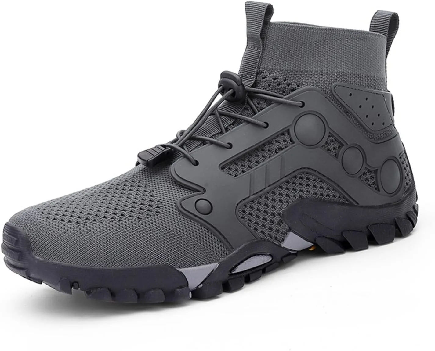 Men's Breathable Outdoor High Rise Hiking Shoes Non-Slip Adventure Ankle Trekking Boots