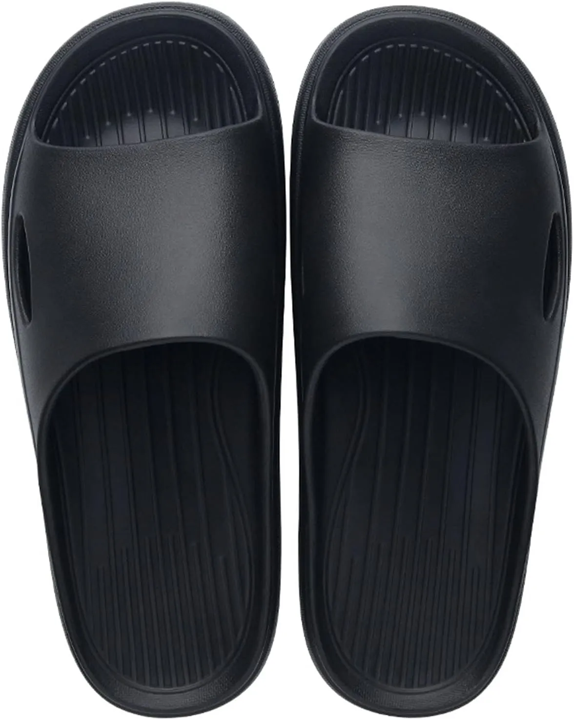 Men's Cloud Slides Pillow Slippers for Shower Sandals Flat Sandals