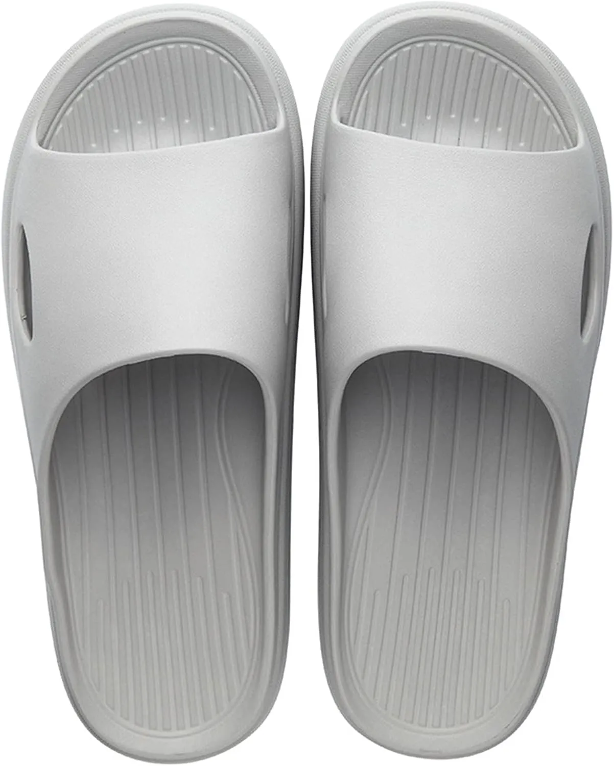 Men's Cloud Slides Pillow Slippers for Shower Sandals Flat Sandals