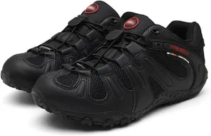 Men's Hiking Shoes, Lightweight, Comfortable, Breathable, Low-Top, Non-Slip, Rock Climbing, Mountaineering (Color : Black, Size : 8)