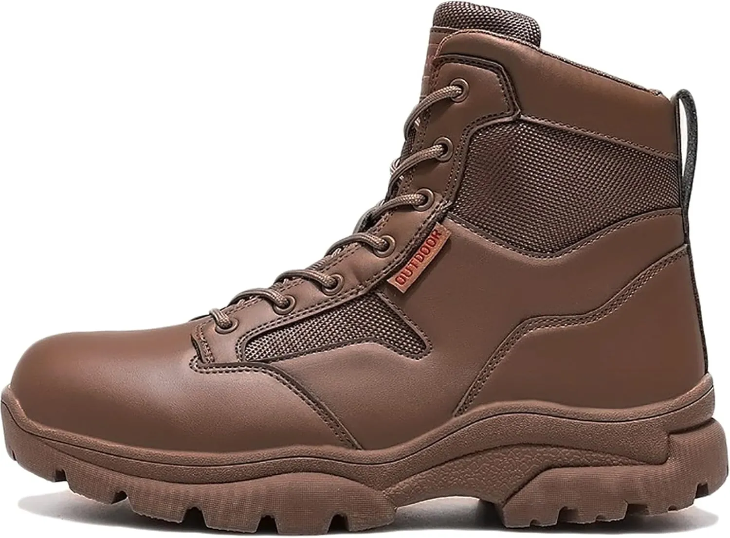 Men's Lace Up Breathable High Top Boots Waterproof Tactical Boots Military Army Outdoor Shoes For Hiking Climbing