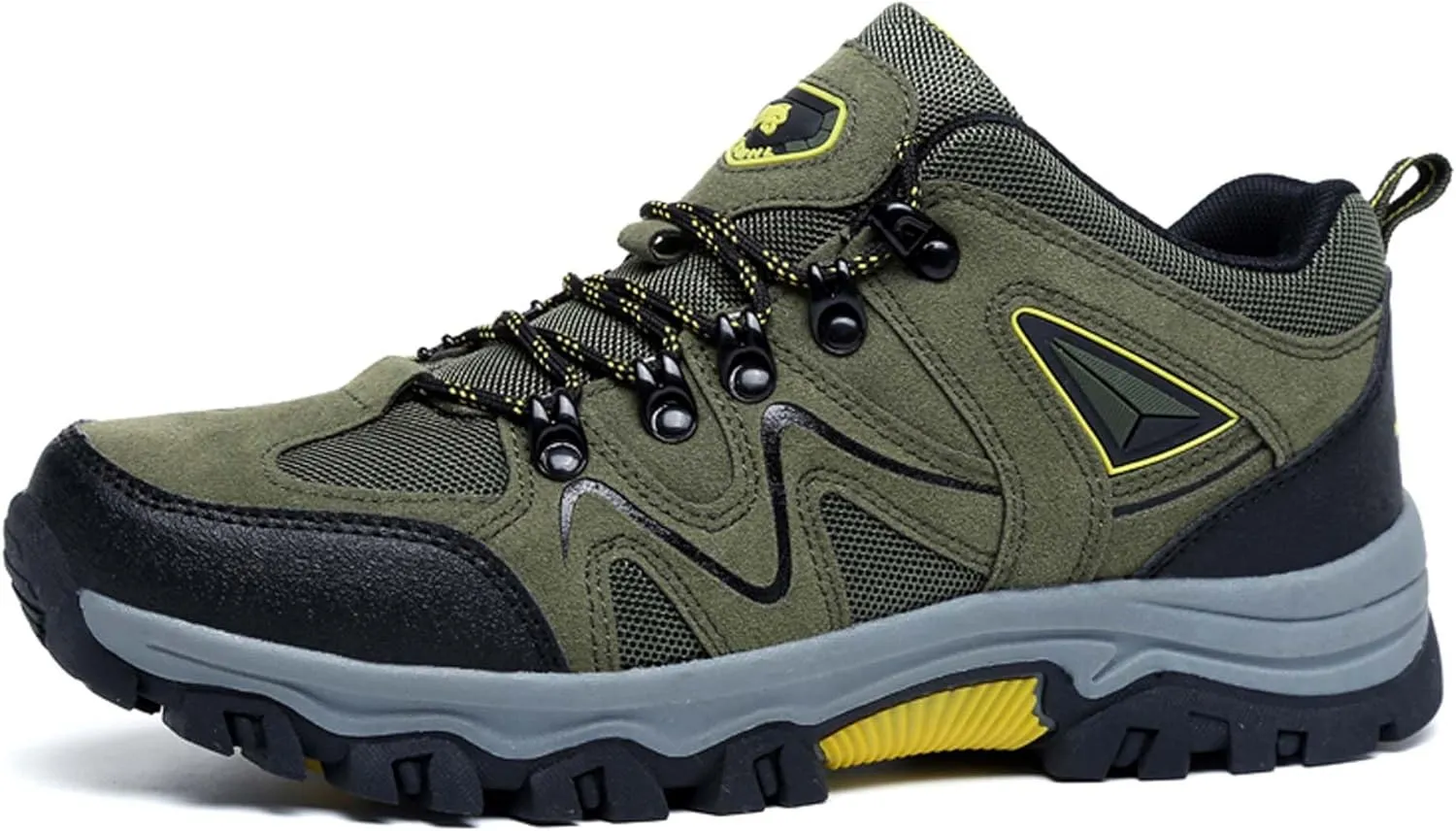 Mens Lace Up Low Top Hiking Shoes Rubber Soles Non Slip and Wear Resistant Climbing Shoes Lightweight and Breathable Scenic Spot Tourism Shoes Comfortable and Durable Hiking Walking Shoes