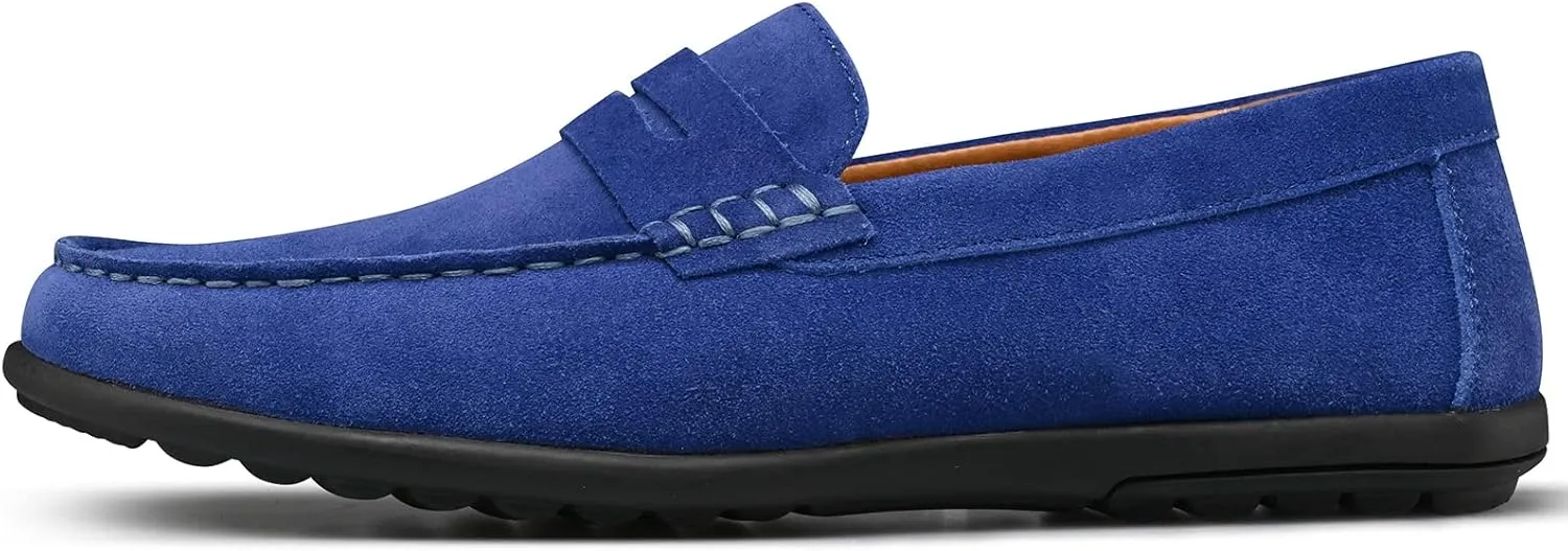 Men??s Moccasins Loafers Casual Leather Slip-On Driving Shoes Dress Comfortable & Light-Weight