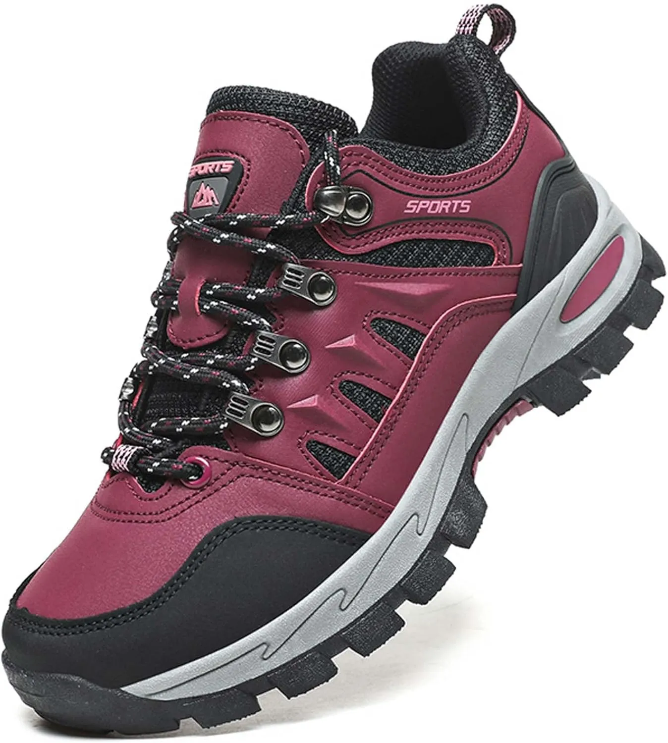 Men's Women's Waterproof Hiking Shoes Non-Slip Breathable Climbing Shoes Outdoor Sports Shoes Comfortable Lightweight Travel Camping Walking Shoes