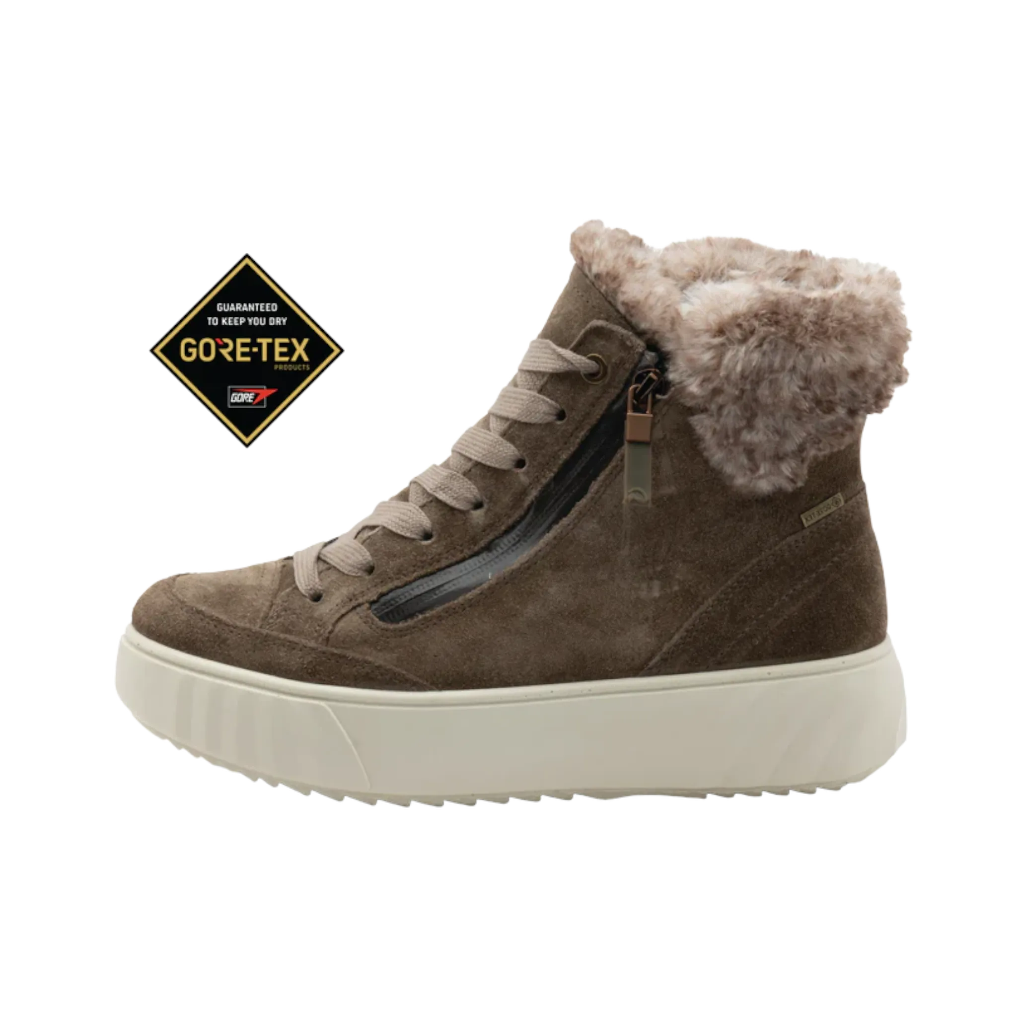 Mikayla Women's GORE-TEX® Faux Fur Zip & Lace Bootie