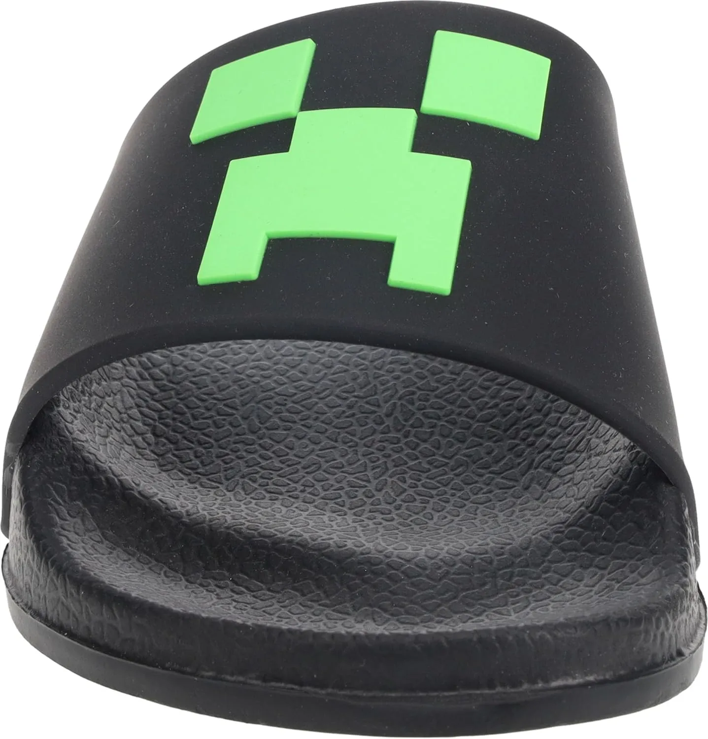 Minecraft Official Boys Creeper Sport Slide Sandals, Comfort, Casual, Pool, Slide, Outdoor