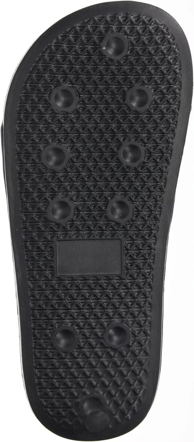 Minecraft Official Boys Creeper Sport Slide Sandals, Comfort, Casual, Pool, Slide, Outdoor