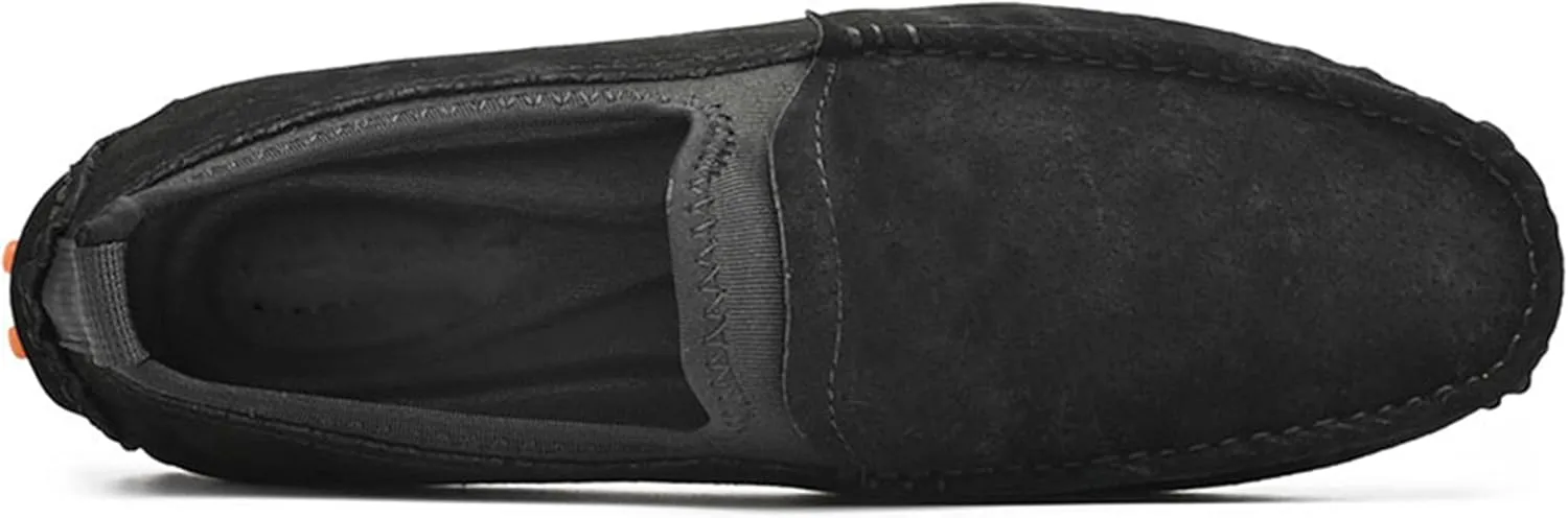 Minishion Boys Mens Fashion Loafers Dress Shoes with Arch Support Driving Moccasins YY009