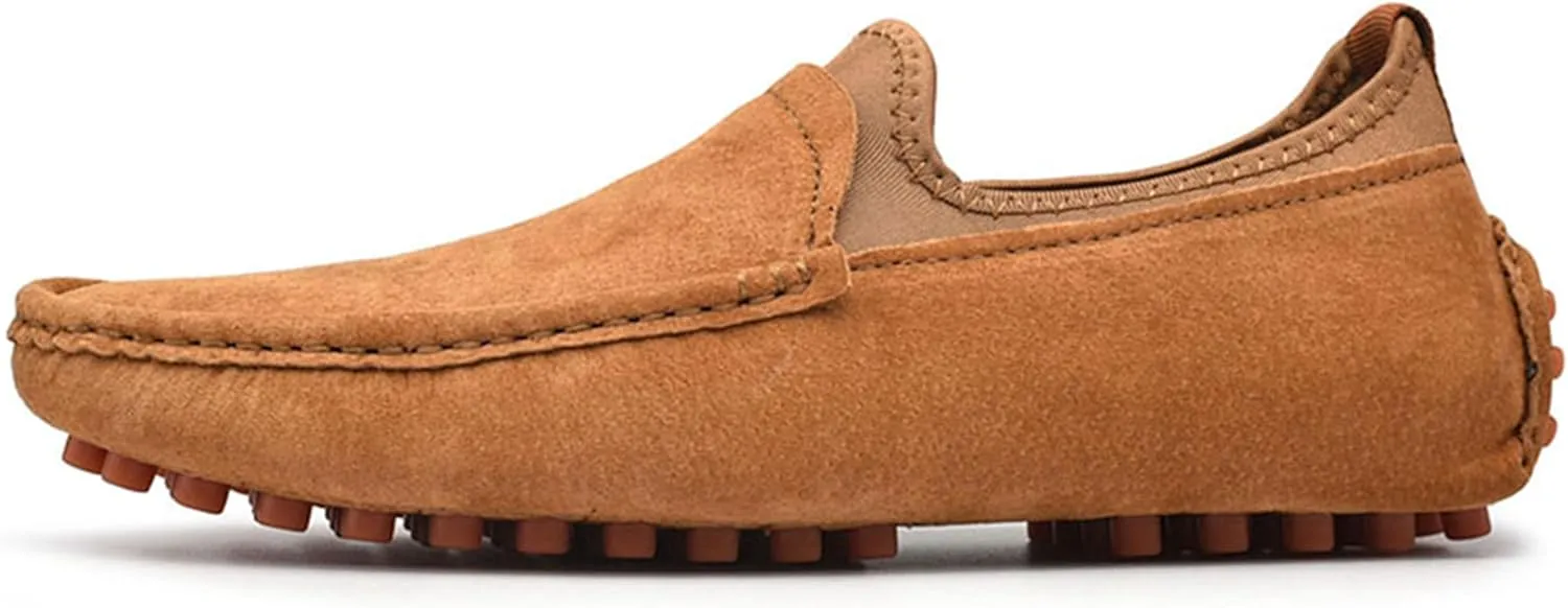 Minishion Boys Mens Fashion Loafers Dress Shoes with Arch Support Driving Moccasins YY009
