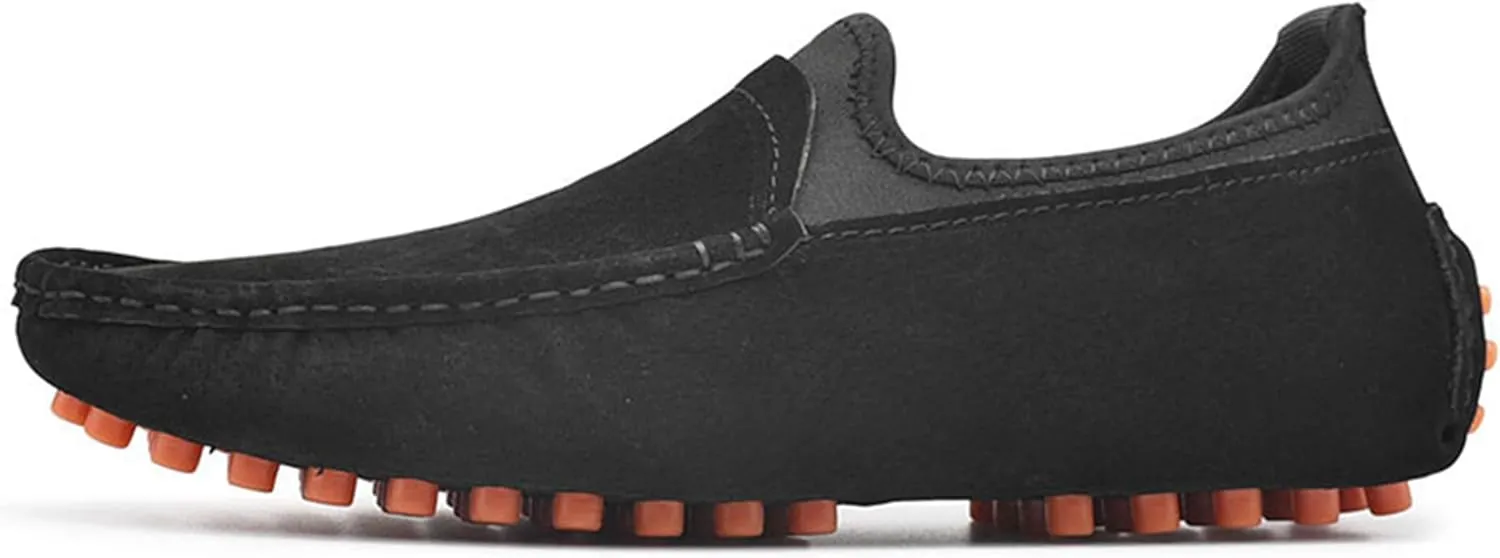Minishion Boys Mens Fashion Loafers Dress Shoes with Arch Support Driving Moccasins YY009