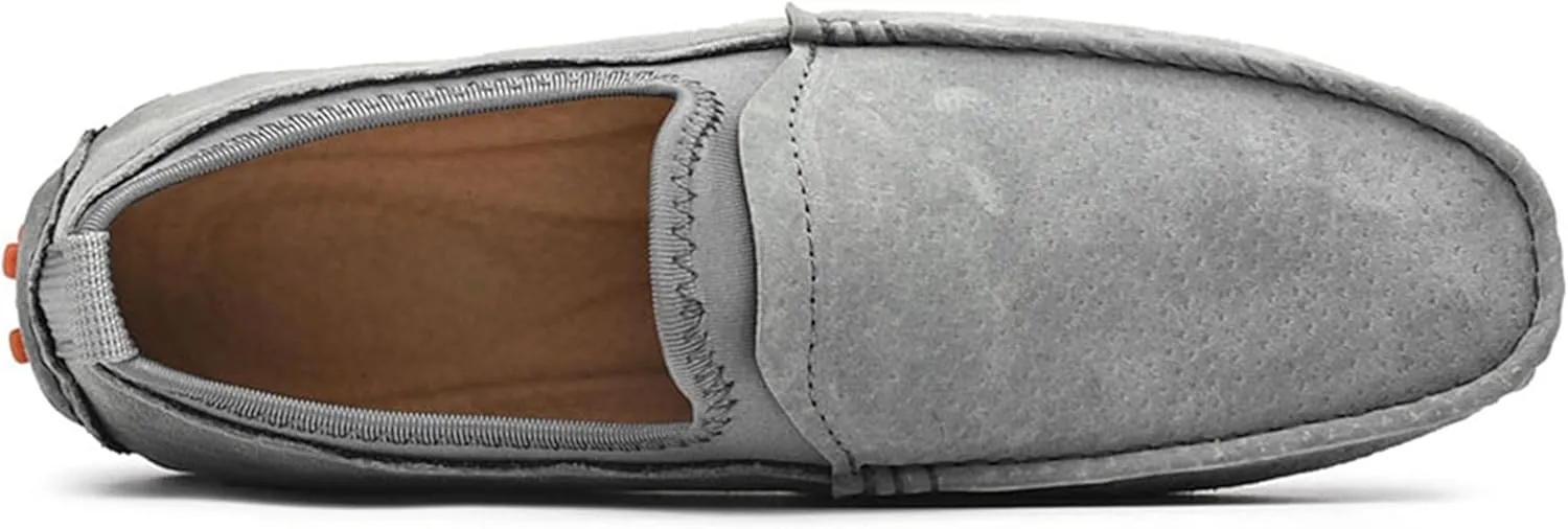 Minishion Boys Mens Fashion Loafers Dress Shoes with Arch Support Driving Moccasins YY009