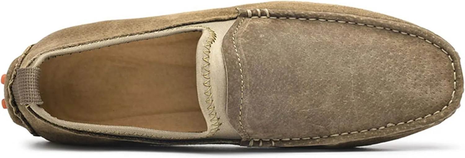 Minishion Boys Mens Fashion Loafers Dress Shoes with Arch Support Driving Moccasins YY009
