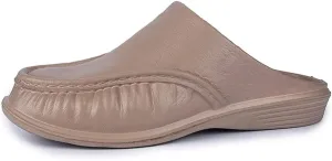 MizHome Men's Scuff Driving Loafer Shoes Causal Work Mule Clogs Outdoor Walking Slippers