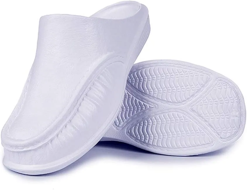MizHome Men's Scuff Driving Loafer Shoes Causal Work Mule Clogs Outdoor Walking Slippers
