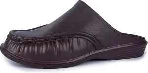 MizHome Men's Scuff Driving Loafer Shoes Causal Work Mule Clogs Outdoor Walking Slippers