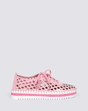 MONZA SNEAKERS PINK LEATHER