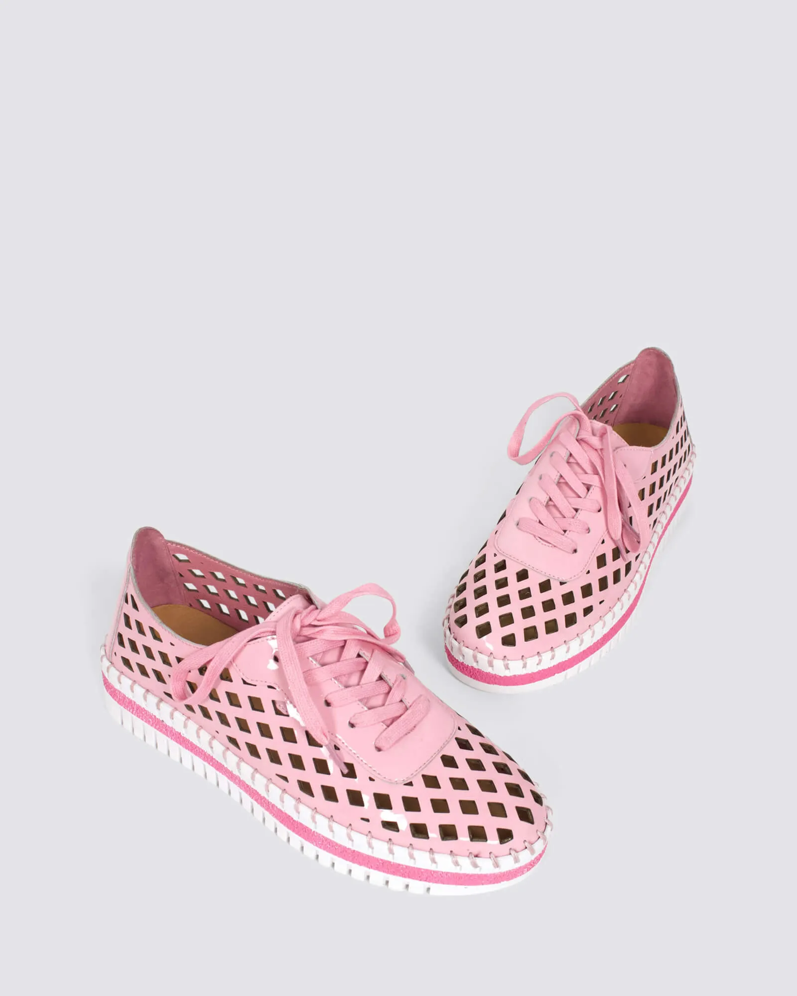 MONZA SNEAKERS PINK LEATHER
