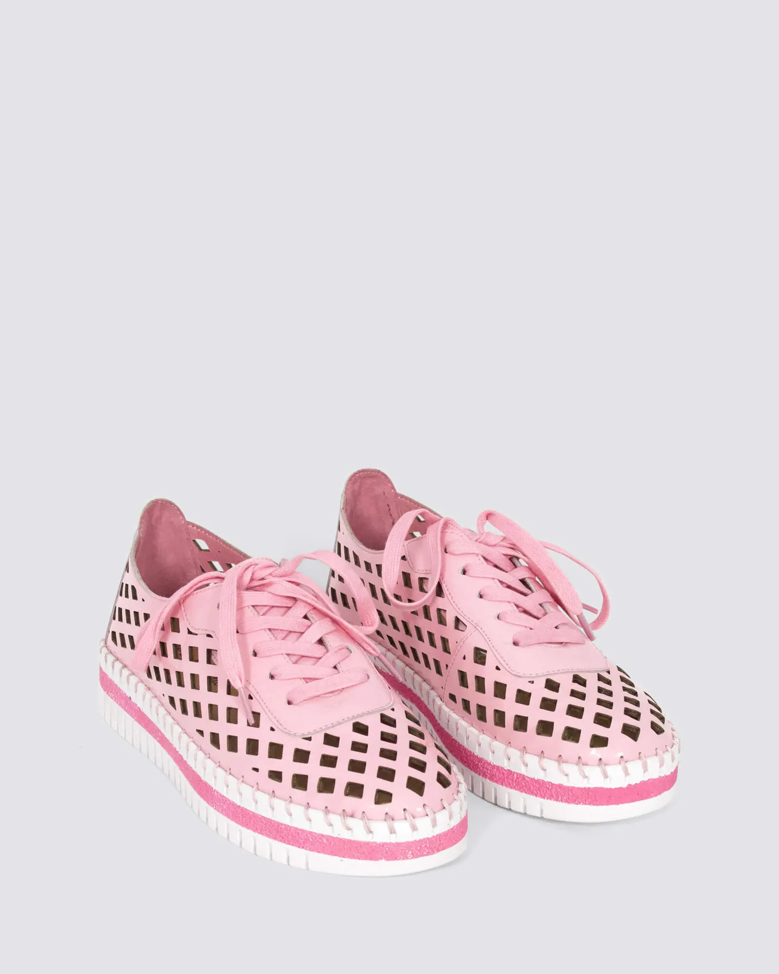 MONZA SNEAKERS PINK LEATHER