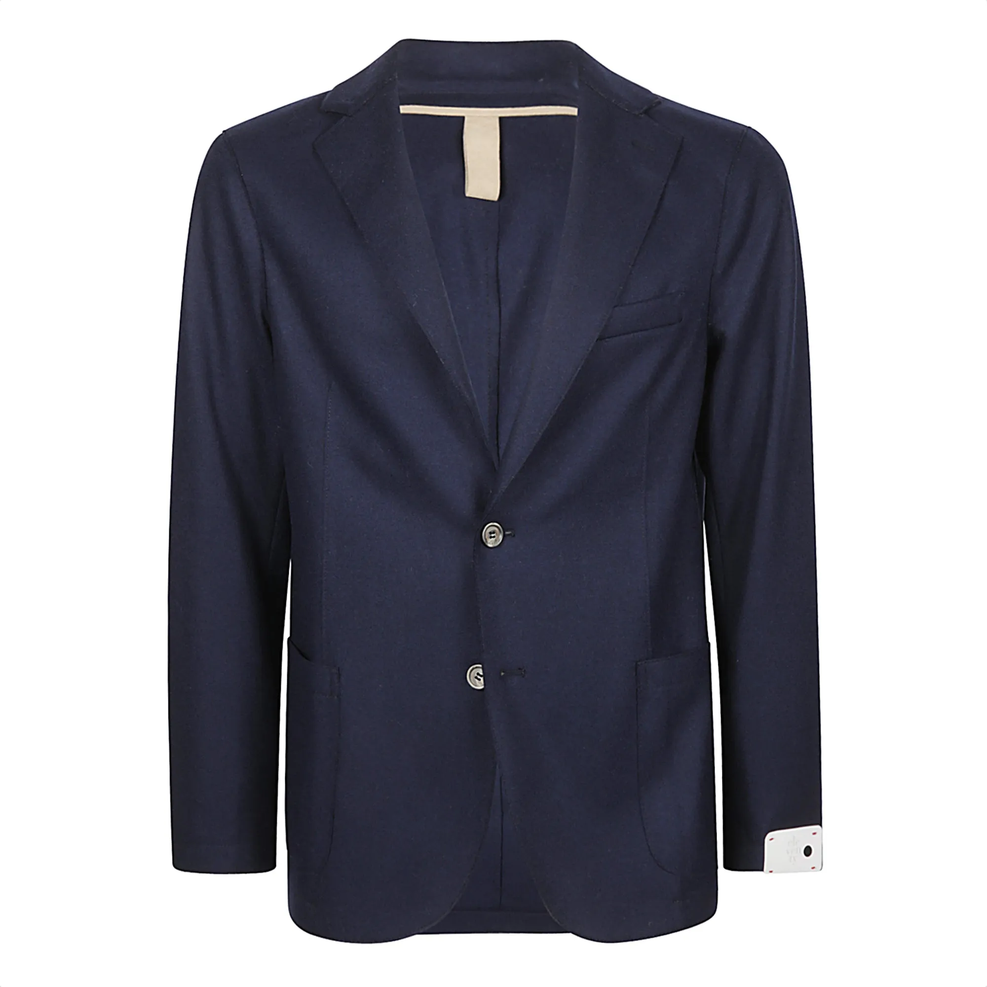 Navy Blue Wool-Blend Contemporary Sport Jacket - ELEVENTY