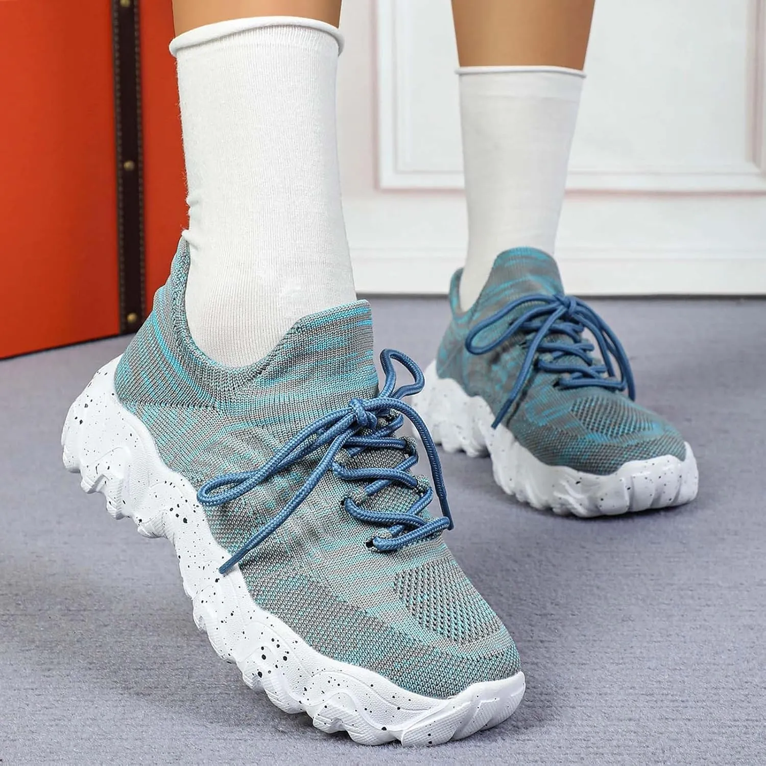 Nurse Babe Shoes Unisex Ortho Pro Comfortwear,Soft Comfy Cushion Orthopedic Sneakers,Mesh Breathable Slip-On Comfortwear,Lightweight Comfortable Non-Slip Hiking Shoes Footwear with Arch Support