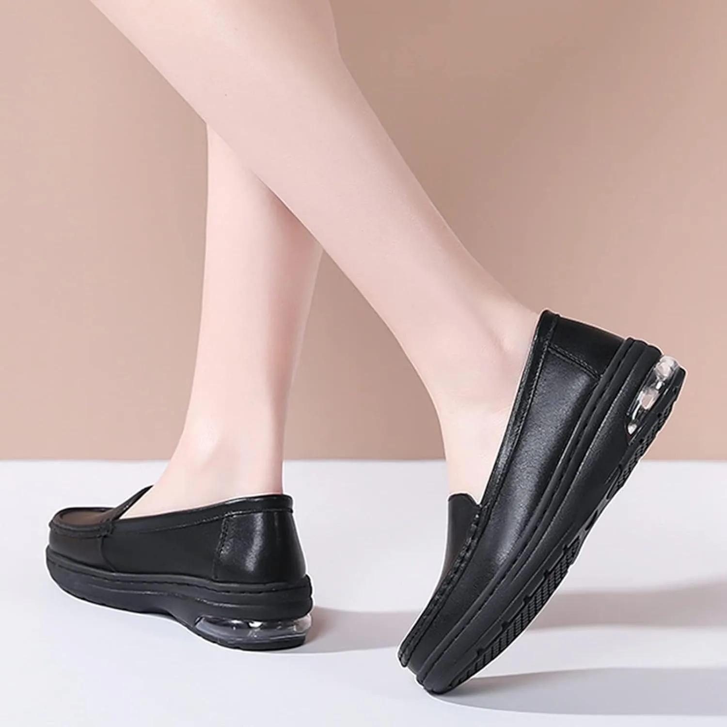 Nurse Shoes for Women,Breathable Lightweight Non Slip Work Shoes for Women Food Service,Comfortable Loafers Orthopedic Nursing Shoes Women,with Arch Support