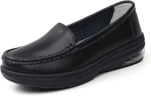 Nurse Shoes for Women,Breathable Lightweight Non Slip Work Shoes for Women Food Service,Comfortable Loafers Orthopedic Nursing Shoes Women,with Arch Support