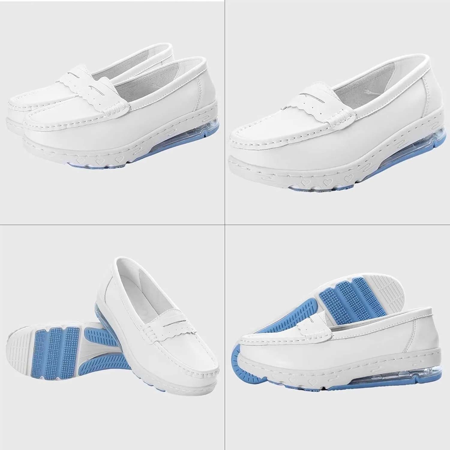 Orthopedic Nursing Shoes for Women with Arch Support,Comfortable Oil and Slip-Resistant Work Chef Shoes for Women Food Service,Lightweight Women's Healthcare Nurse Shoes