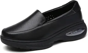 Orthopedic Nursing Shoes for Women with Arch Support,Professional Lightweight Nurse Shoes for Women,Comfortable Non Slip Loafers Work Shoes for Food Service