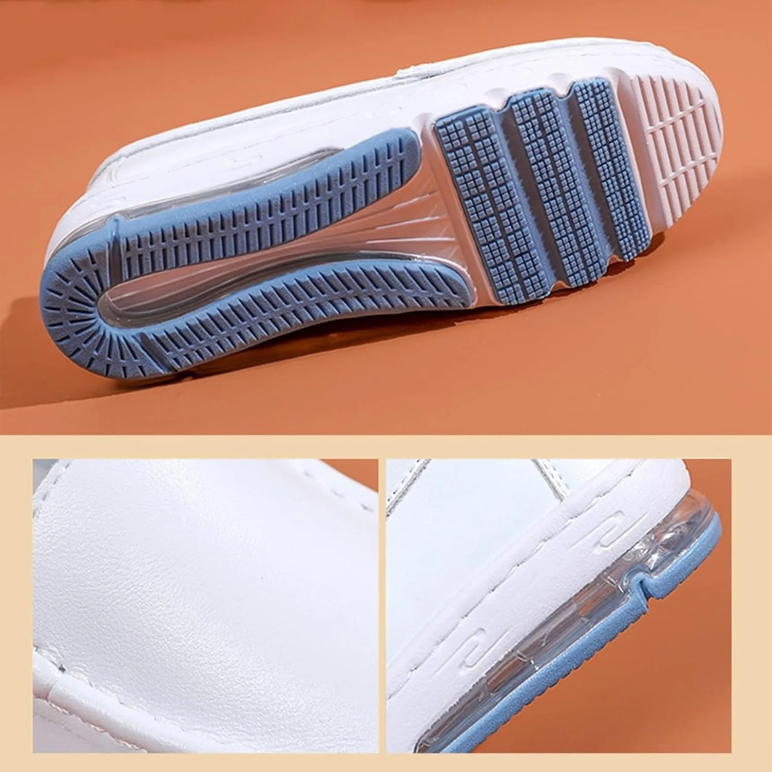 Orthopedic Nursing Shoes Women,Comfortable Breathable Waterproof Loafer Chef Work Shoes,Oil and Slip-Resistant Women's Healthcare Bunions Nurse Shoes,with Air Cushion