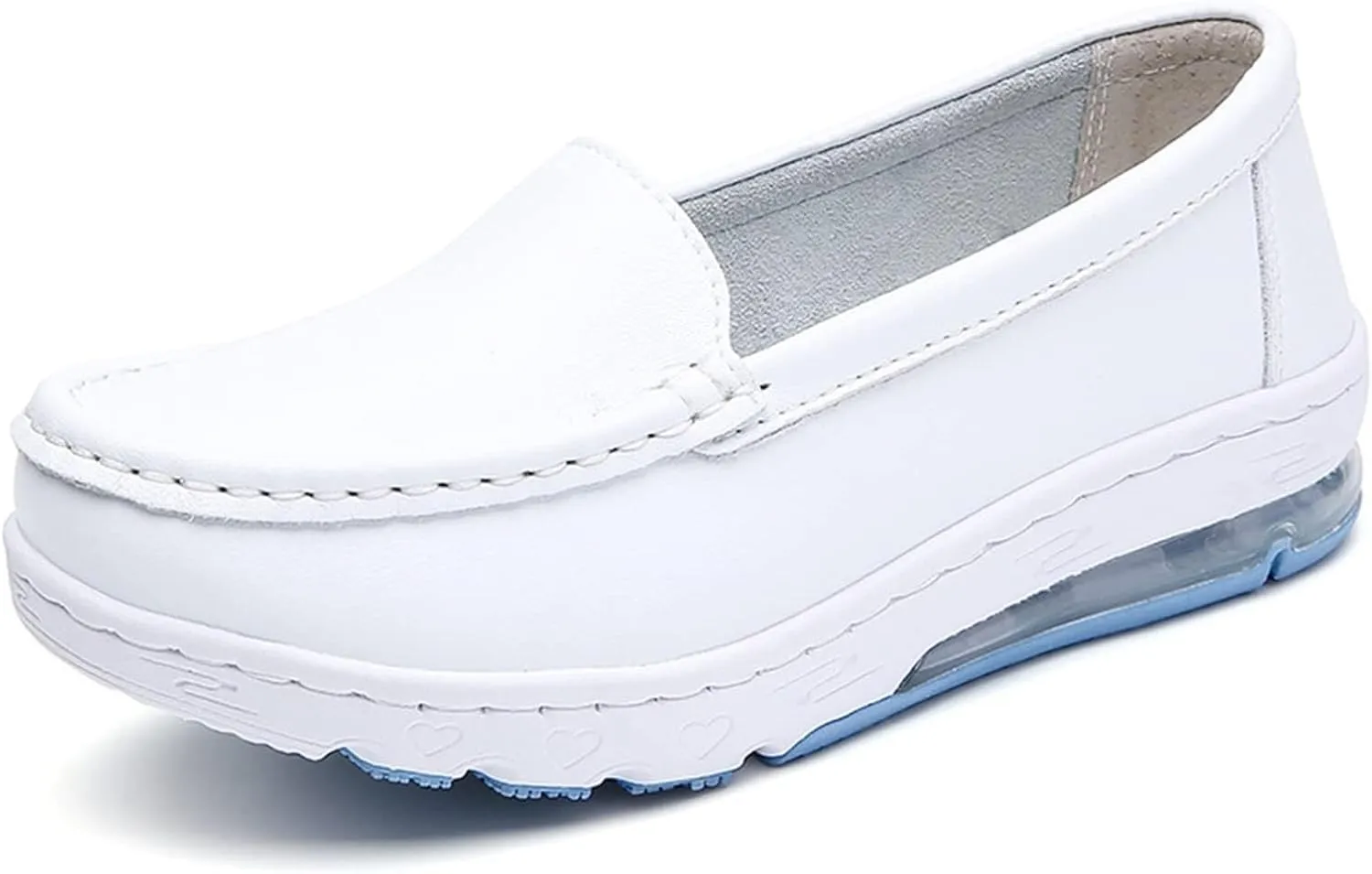 Orthopedic Nursing Shoes Women,Comfortable Breathable Waterproof Loafer Chef Work Shoes,Oil and Slip-Resistant Women's Healthcare Bunions Nurse Shoes,with Air Cushion