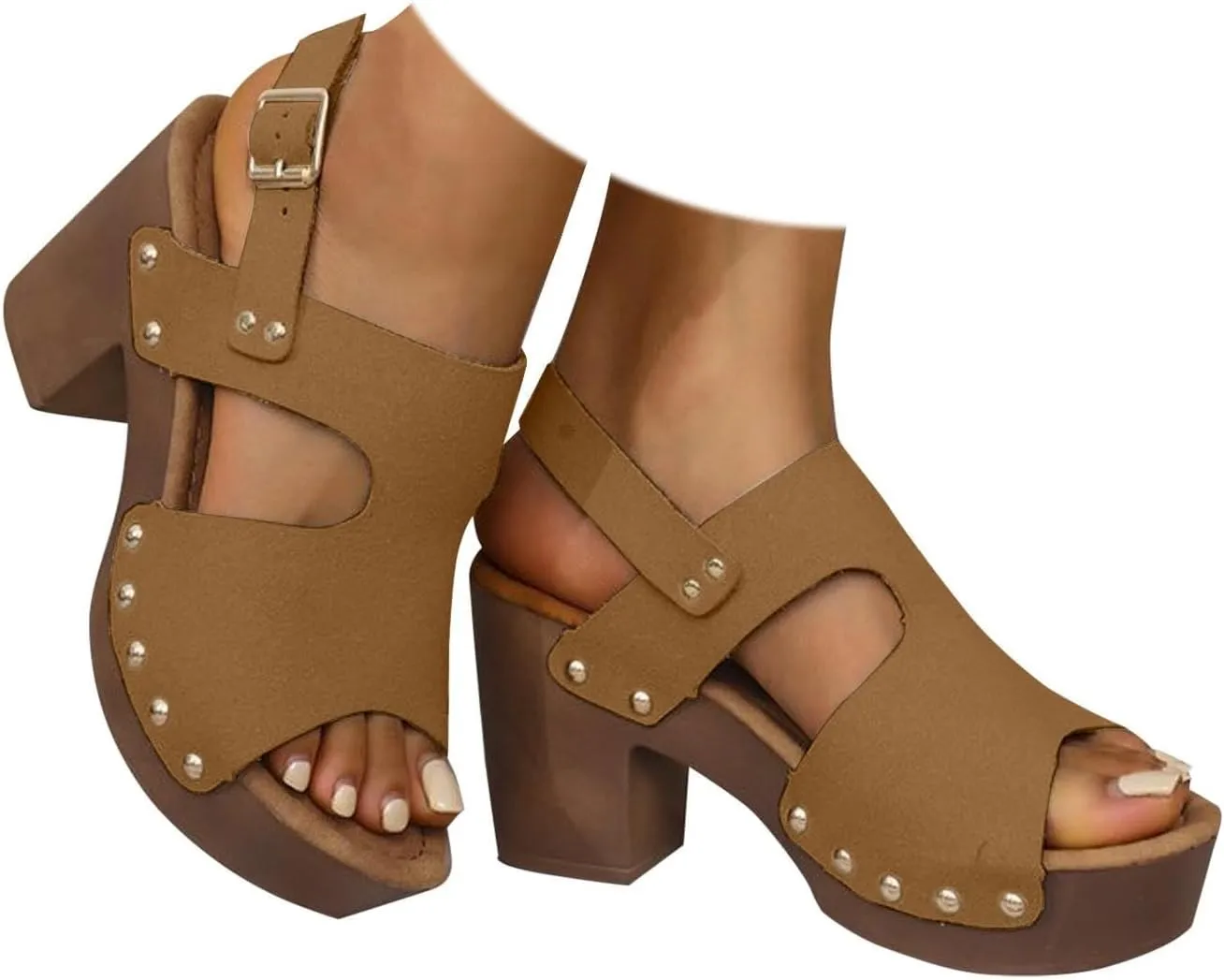 Orthopedic Platform Wedge Sandals for Women Dressy Summer Wedges Ankle Strap Open Toe Comfortable Sandals Slip On Walking Shoes Casual Wide Width Dress Shoes