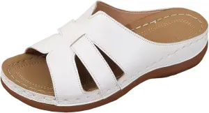 Orthopedic Sandals for Women Arch Support Walking Sandals Dressy Summer Comfortable Sandals Cute Low Wedge Sandals