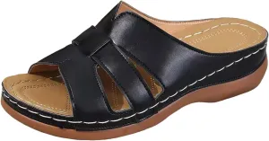 Orthopedic Sandals for Women Arch Support Walking Sandals Dressy Summer Comfortable Sandals Cute Low Wedge Sandals